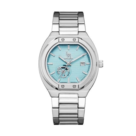 ساعة رجالي  لويس ريفال 3305 فضي ميناء سماوي