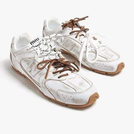 New Balance X Miu Miu 530 SL leather White sneakers