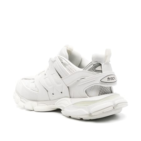 BALENCIAGA Track WHITE logo-detailed mesh and rubber sneakers