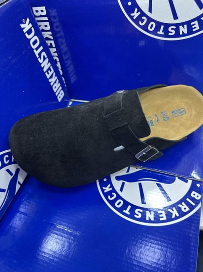 BIRKENSTOCK Boston Suede Clogs
