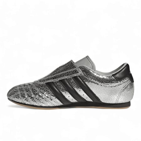 Adidas Taekwondo Silver Metallic Core Black Gum
