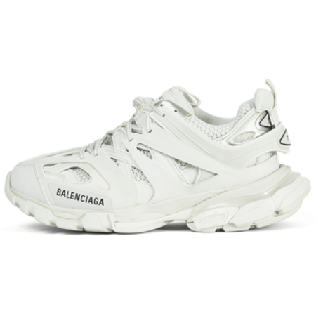 BALENCIAGA Track WHITE logo-detailed mesh and rubber sneakers