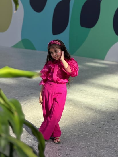 طقم فوشي  شك ورد يدوي