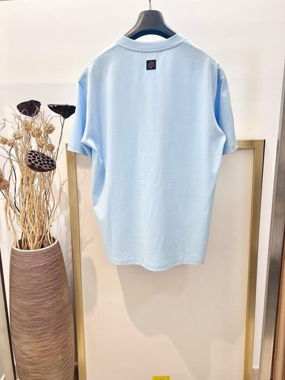 تي شيرت رجالي كاجوال لويس فيتون لون سماوي