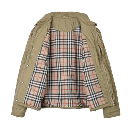 جاكيت رجالي بيربري لون بيج مبطن من الداخل