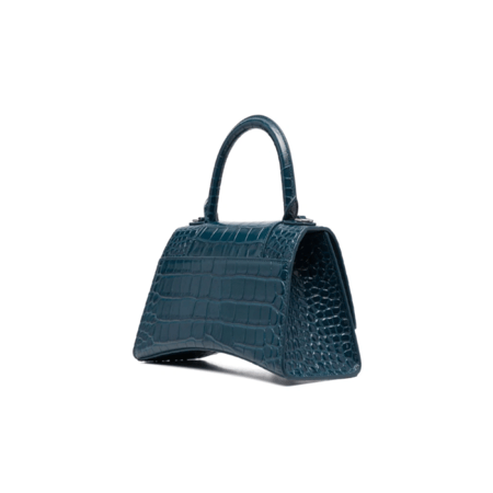 حقيبة يد بالنسياغا نسائية اورجلاس ان بوكس - جلد كحلي