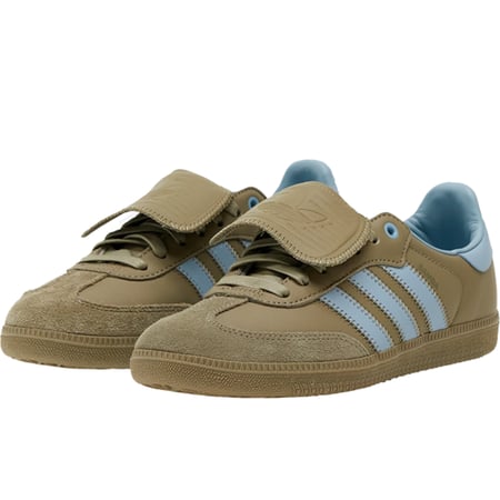 حذاء رياضة اديداس ويلز بونر لون زيتي وأزرق