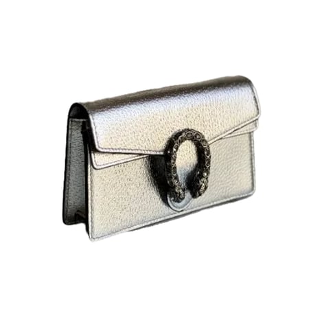 كلاتش أنيق جوتشي ديونيسوس فضي لامع