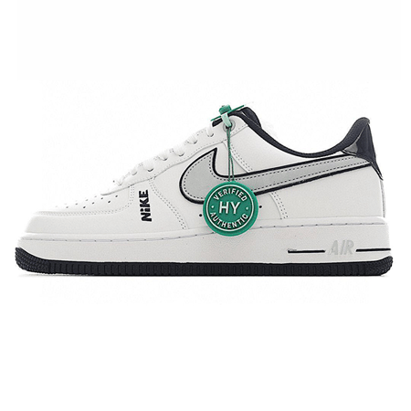 سنيكر كرة السلة نايكي اير فورس1 ابيض مميز مع اسود