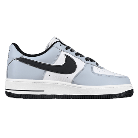 حذاء رجالي نايكي اير فورس1 رمادي فاتح مع اسود