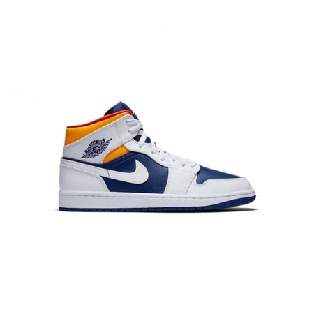 نايك اير جوردن 1 ميد وايت ديب رويال بلو