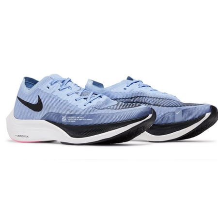 حذاء نايكي زوم اكس Vaporfly نسيج شبكي  أزرق أسود