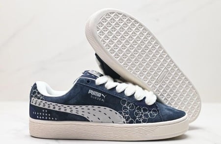 حذاء بوما فلات Suede XL لون كحلي للجنسين