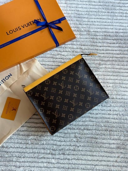 لويس فيتون باوتش رجالي مونوغرام بني وأصفر