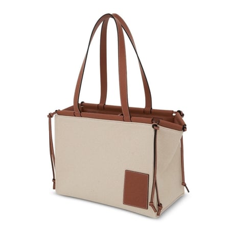 توت باق لويفي نسائية شوبينغ قماشية بيج واسعة