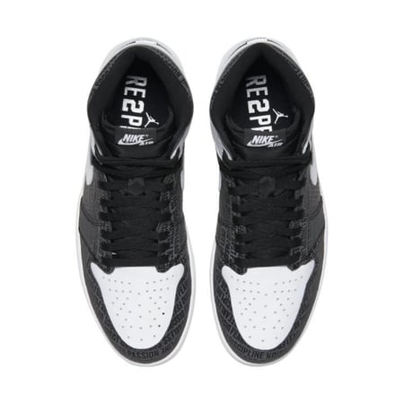 حذاء نايك إير جوردن ريترو هاي OG باللونين الأسود والأبيض