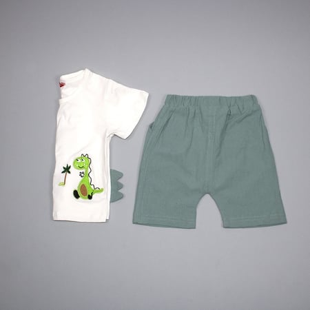 طقم أطفال برسومات مرحة