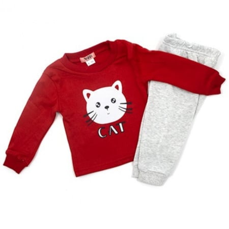بيجاما بناتي قطعتين شتوي