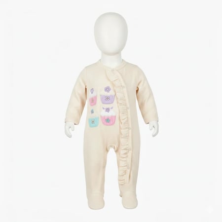 أفارول مواليد شتوي "كب كيك كاندي" قطني