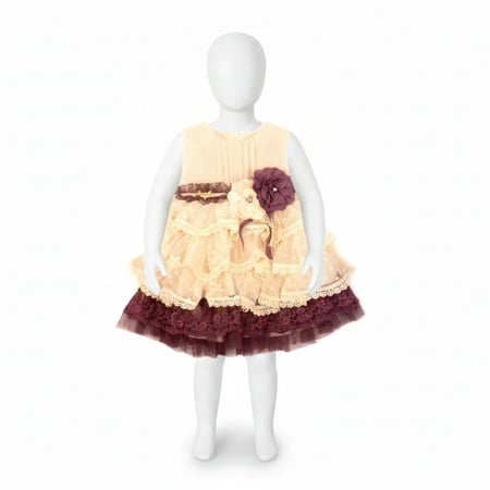 فستان حفلات بناتي فاخر "إطلالة الأميرة"