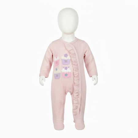 أفارول مواليد شتوي "كب كيك كاندي" قطني