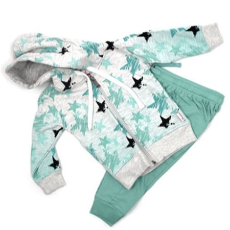 طقم بناتي شتوي قطعتين