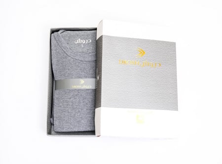 بجامة دروش بدون فرو  رصاصى