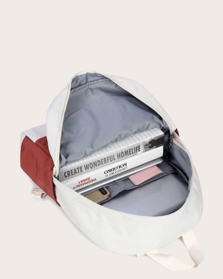 شنطه ابيض ومرجاني