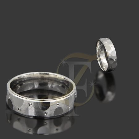 دبلة فضة عيار 925