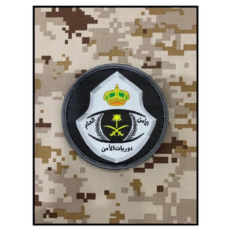 شعار دوريات الامن الجديد قماش