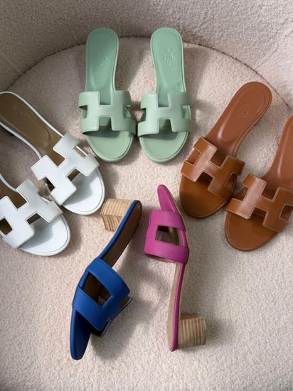 Hermès Oasis H Leather Sandal