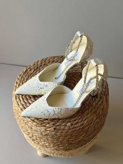Jimmy Choo Crystal Embellished Heels