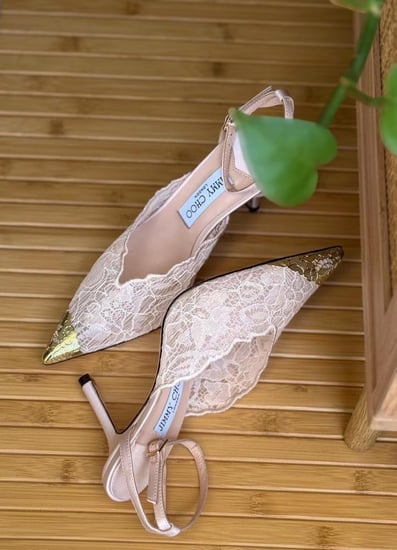 Jimmy Choo Lace Pointed Heels