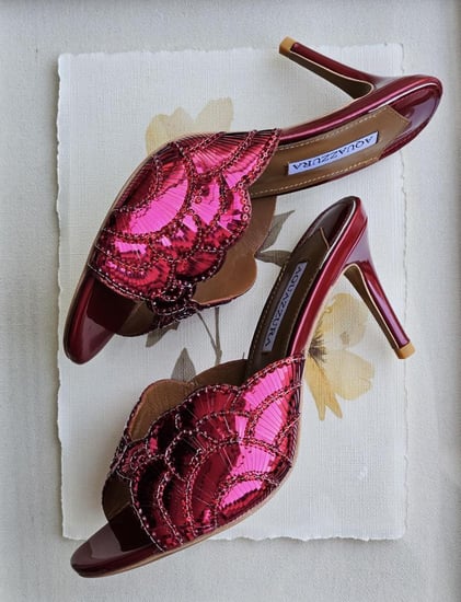 Aquazzura Tequila Mule Heels