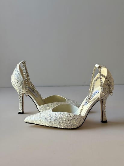 Jimmy Choo Crystal Embellished Heels