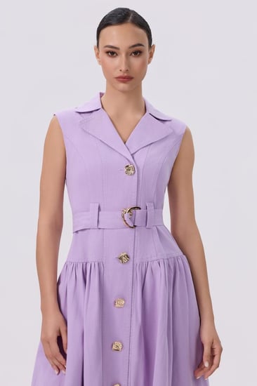 فستان موف ميدي