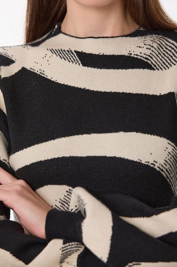 فستان صوف استريتش