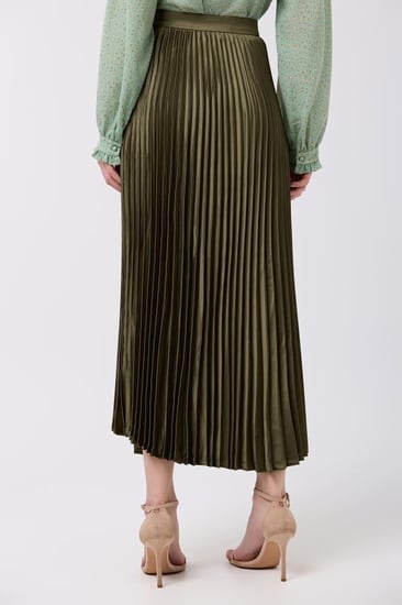 تنورة ستان بليسيه زيتي