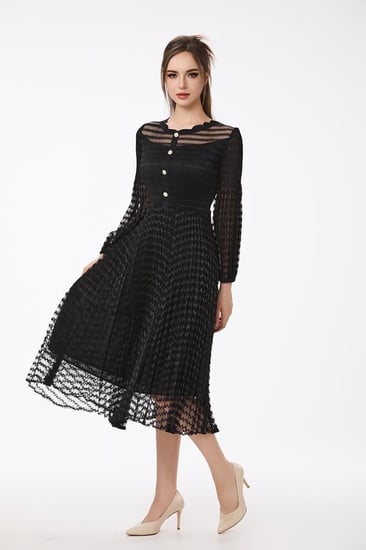 فستان دانتيل استرتش