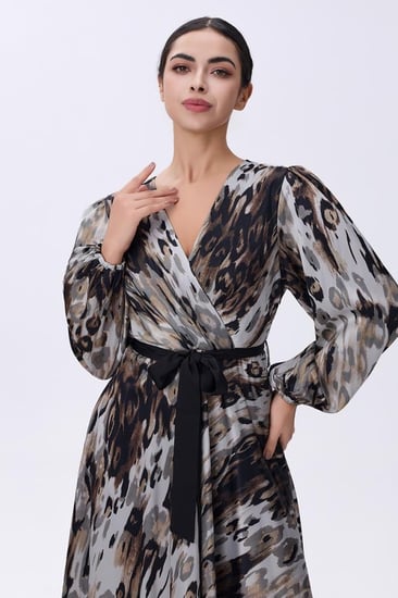 فستان مطبوع