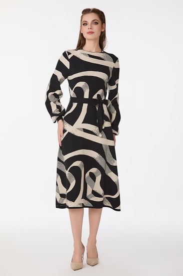 فستان صوف استريتش