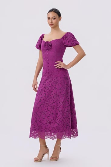 فستان بنفسجي