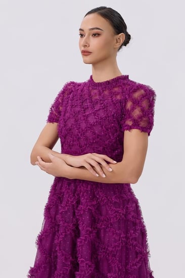 فستان بنفسجي