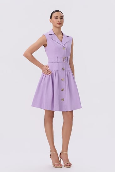 فستان موف ميدي