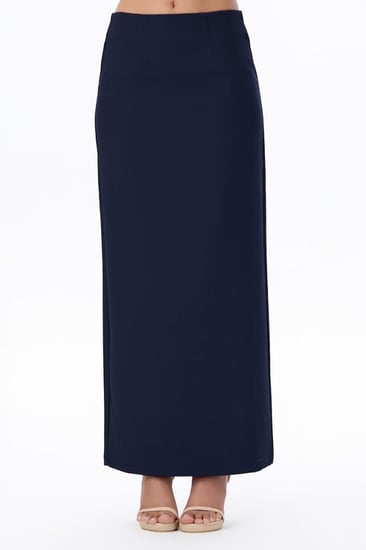 تنورة كحلي سحب