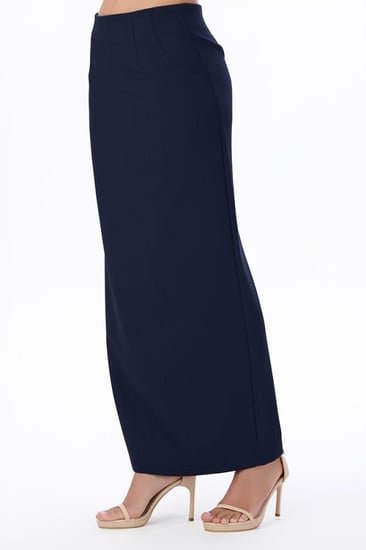 تنورة كحلي سحب