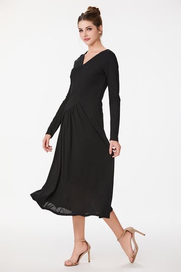 فستان استريتش اسود