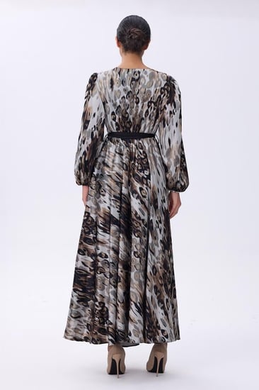 فستان مطبوع