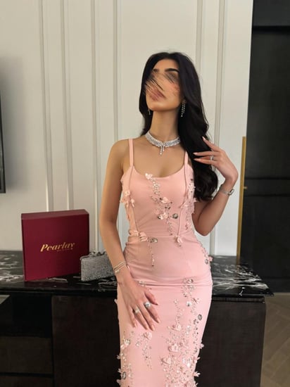 فستان Blush Petals Gown