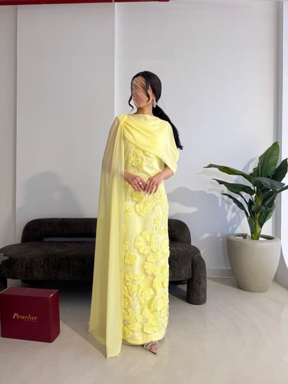 فستان بريق الليمون